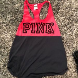 Pink Razorback tank top
